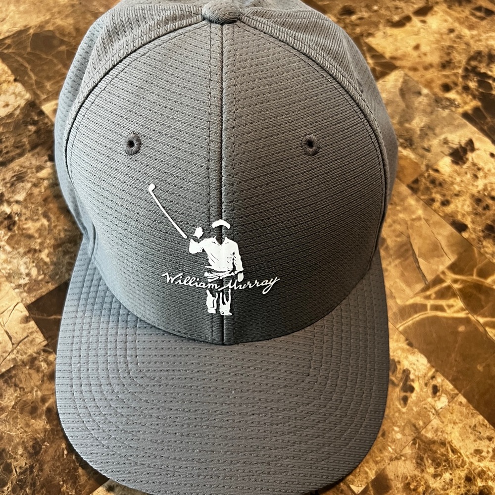 NWOT William Murray Golf ZFG Performance Hat - L/XL / Gray-Retired/Rare